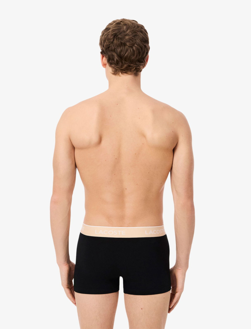 Lacoste Erkek 3'lü Siyah Boxer Lacoste Erkek 3'lü Siyah Boxer
