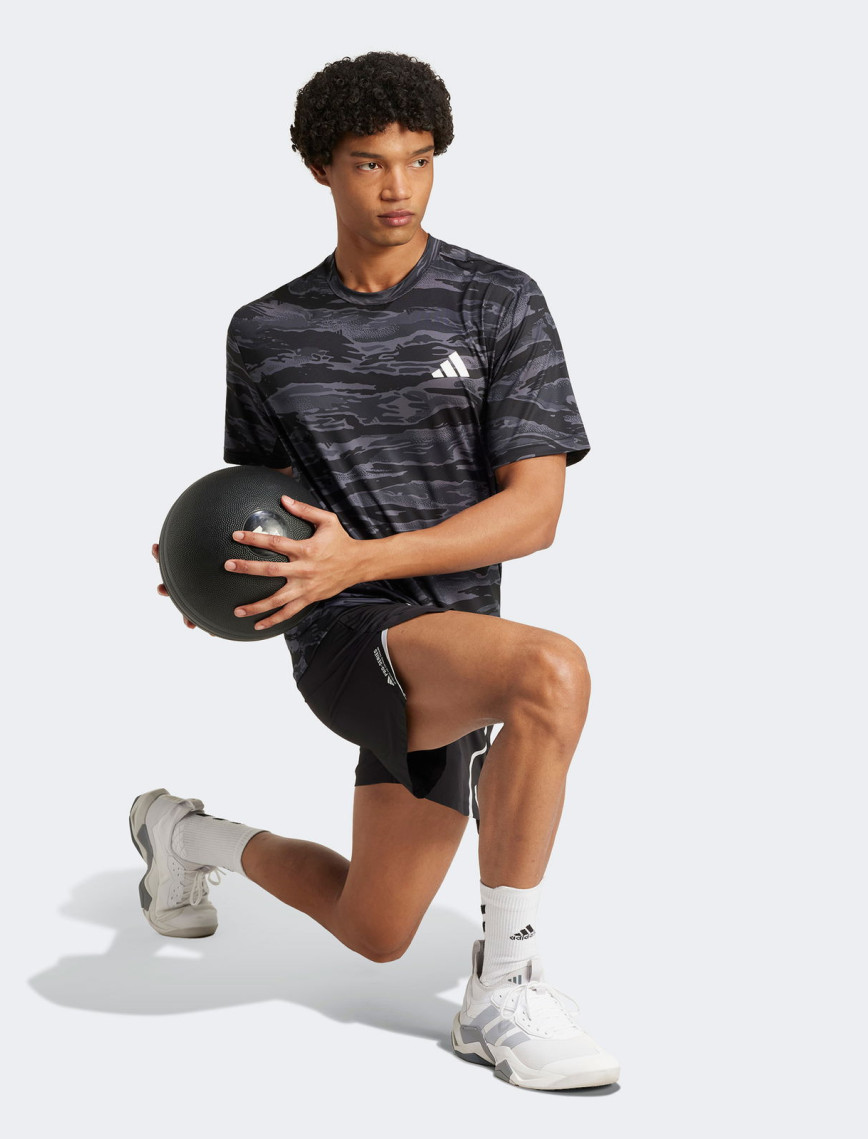 adidas Train Essentials Camo Aop Erkek Siyah Antrenman T-Shirt adidas Train Essentials Camo Aop Erkek Siyah Antrenman T-Shirt