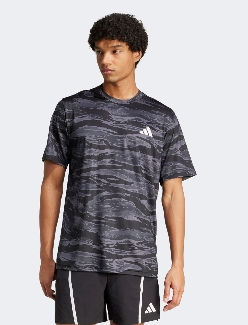 adidas Train Essentials Camo Aop Erkek Siyah Antrenman T-Shirt adidas Train Essentials Camo Aop Erkek Siyah Antrenman T-Shirt