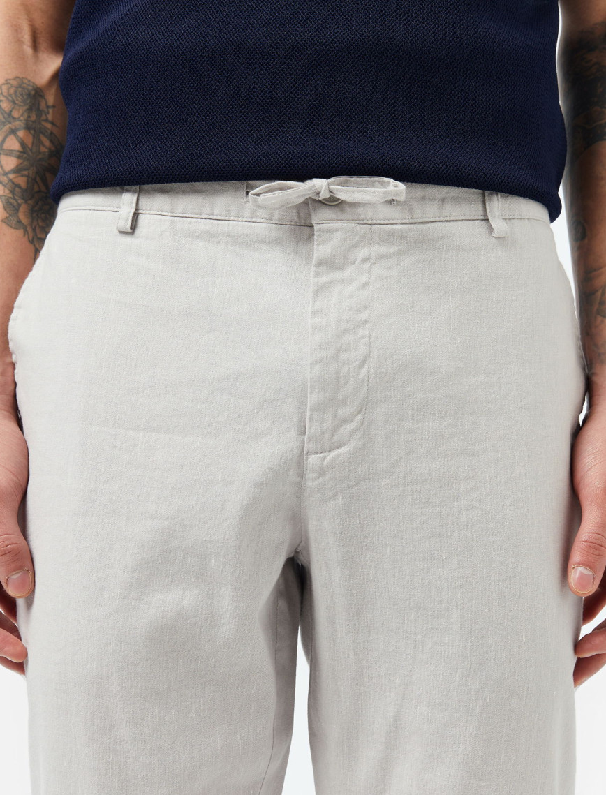 Lacoste Erkek Slim Fit Gri Pantolon