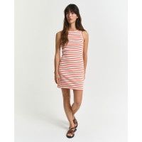GANT Kadın Turuncu Slim Fit Bisiklet Yaka Çizgili Elbise GANT Kadın Turuncu Slim Fit Bisiklet Yaka Çizgili Elbise