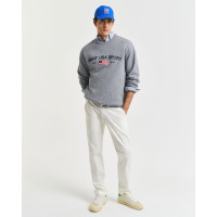 GANT Erkek Krem Slim Fit Pantolon GANT Erkek Krem Slim Fit Pantolon