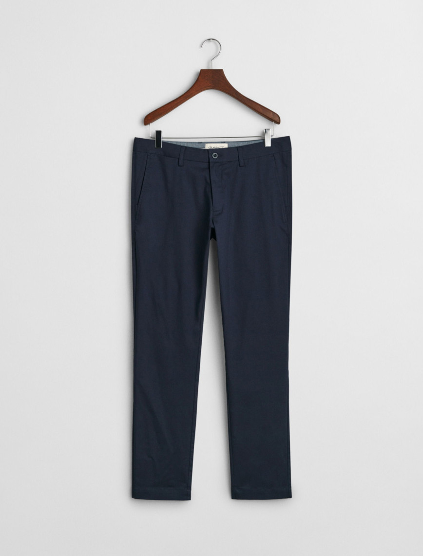 GANT Erkek Lacivert Slim Fit Pantolon GANT Erkek Lacivert Slim Fit Pantolon