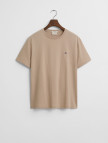 GANT Erkek Bej Regular Fit Bisiklet Yaka T-Shirt