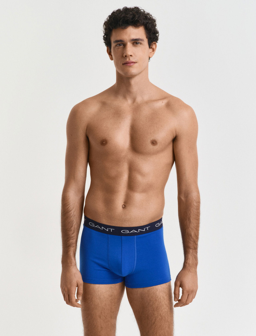 GANT Erkek Beyaz Slim Fit Logolu 3'lü Boxer GANT Erkek Beyaz Slim Fit Logolu 3'lü Boxer