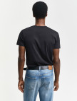 GANT Erkek Siyah Slim Fit V Yaka T-Shirt GANT Erkek Siyah Slim Fit V Yaka T-Shirt