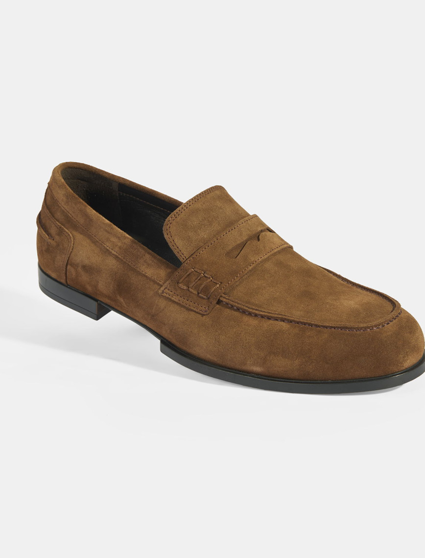 Merinay Taba Erkek Süet Loafer Merinay Taba Erkek Süet Loafer