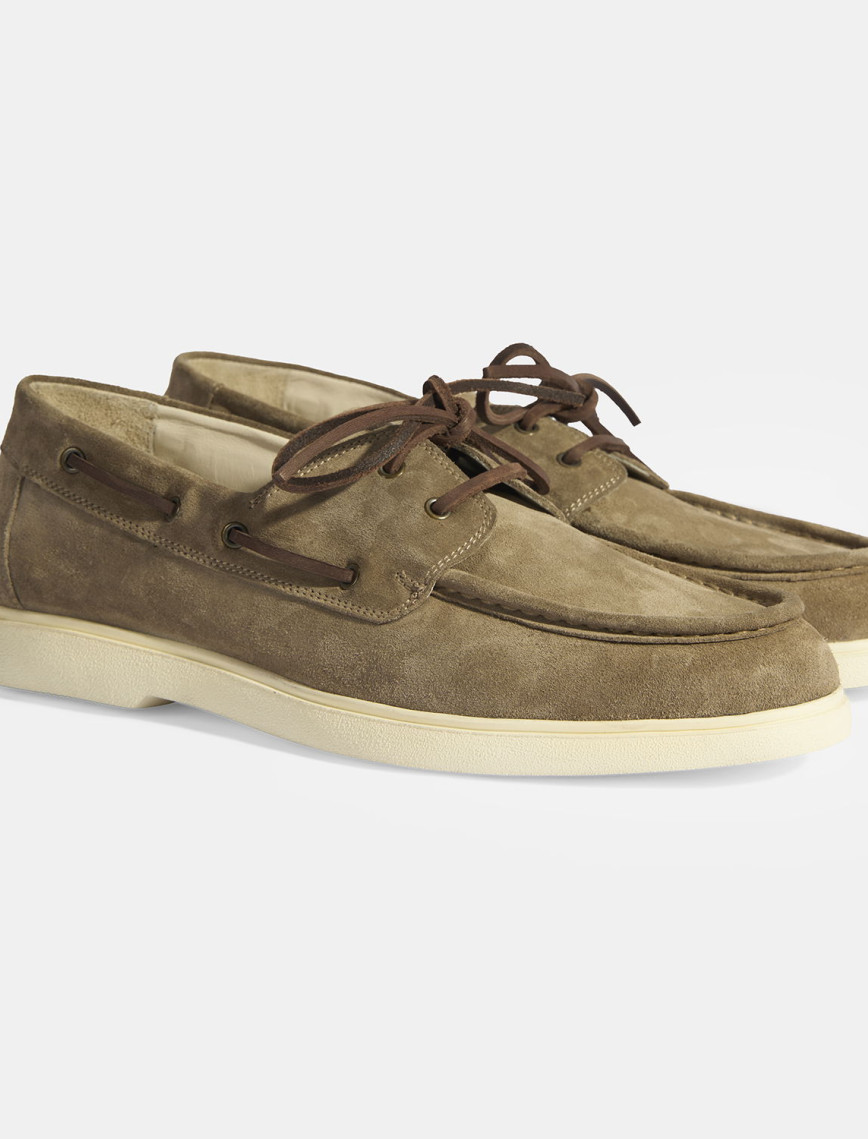 Erkek Vizon Bağcıklı Süet Günlük Ayakkabı Erkek Vizon Bağcıklı Süet Günlük Ayakkabı