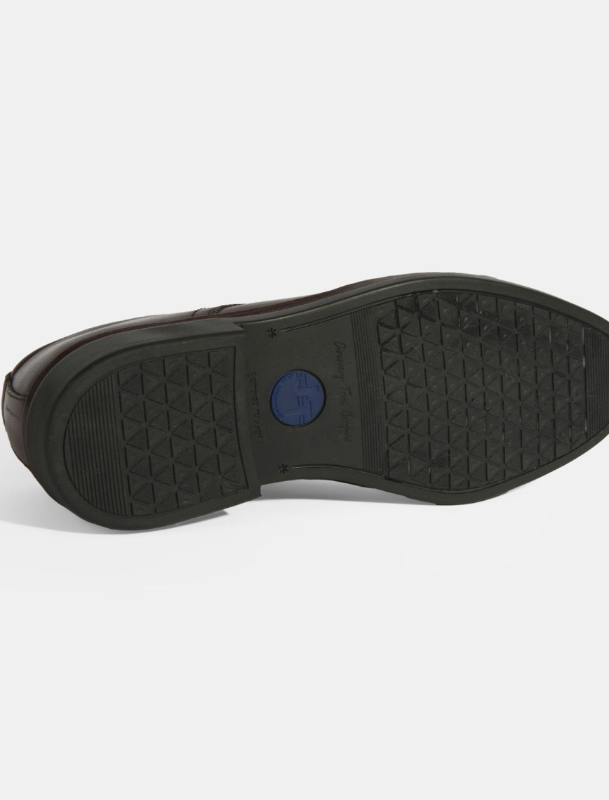 Erkek Kahve DesaComfort Deri Bağcıklı Günlük Ayakkabı