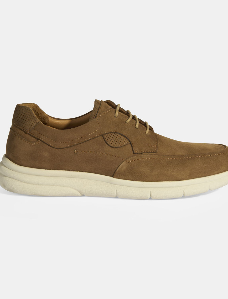 Erkek Bej Nubuk Deri Bağcıklı DesaComfort Günlük Ayakkabı Erkek Bej Nubuk Deri Bağcıklı DesaComfort Günlük Ayakkabı