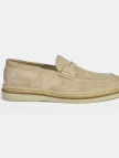 Taba Erkek Örgü Detaylı Süet Loafer Taba Erkek Örgü Detaylı Süet Loafer