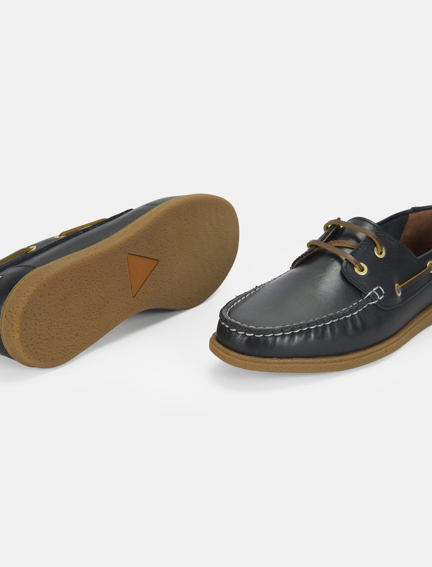 Leminna Siyah Erkek Deri Tekne Günlük Ayakkabı Leminna Siyah Erkek Deri Tekne Günlük Ayakkabı