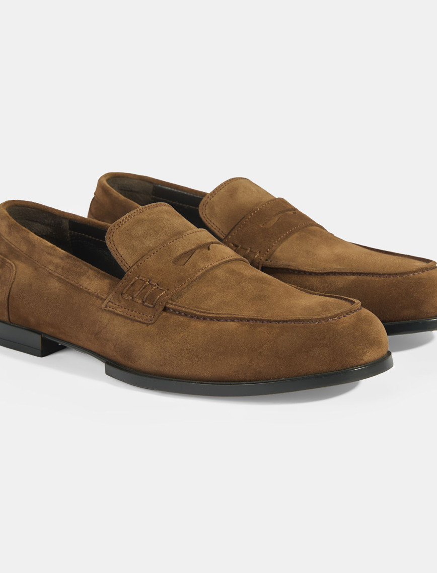 Merinay Taba Erkek Süet Loafer Merinay Taba Erkek Süet Loafer
