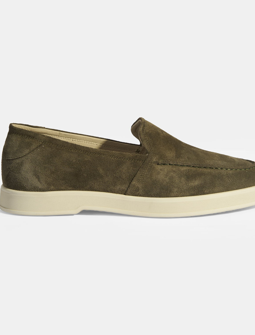 Peraleda Haki Erkek Slip-On Süet Loafer Peraleda Haki Erkek Slip-On Süet Loafer