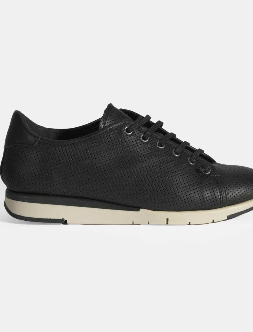 Kadın Siyah Deri DesaComfort Sneaker Kadın Siyah Deri DesaComfort Sneaker