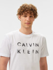 Calvin Klein Enlarged Logo Erkek Beyaz T-Shirt Calvin Klein Enlarged Logo Erkek Beyaz T-Shirt