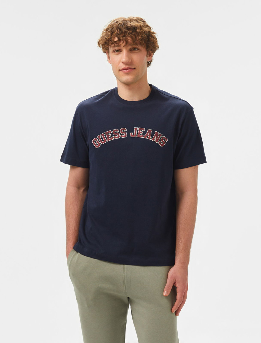 Guess Cn Regllegi Mid Organic Heavy 205 Erkek Siyah T-Shirt Guess Cn Regllegi Mid Organic Heavy 205 Erkek Siyah T-Shirt