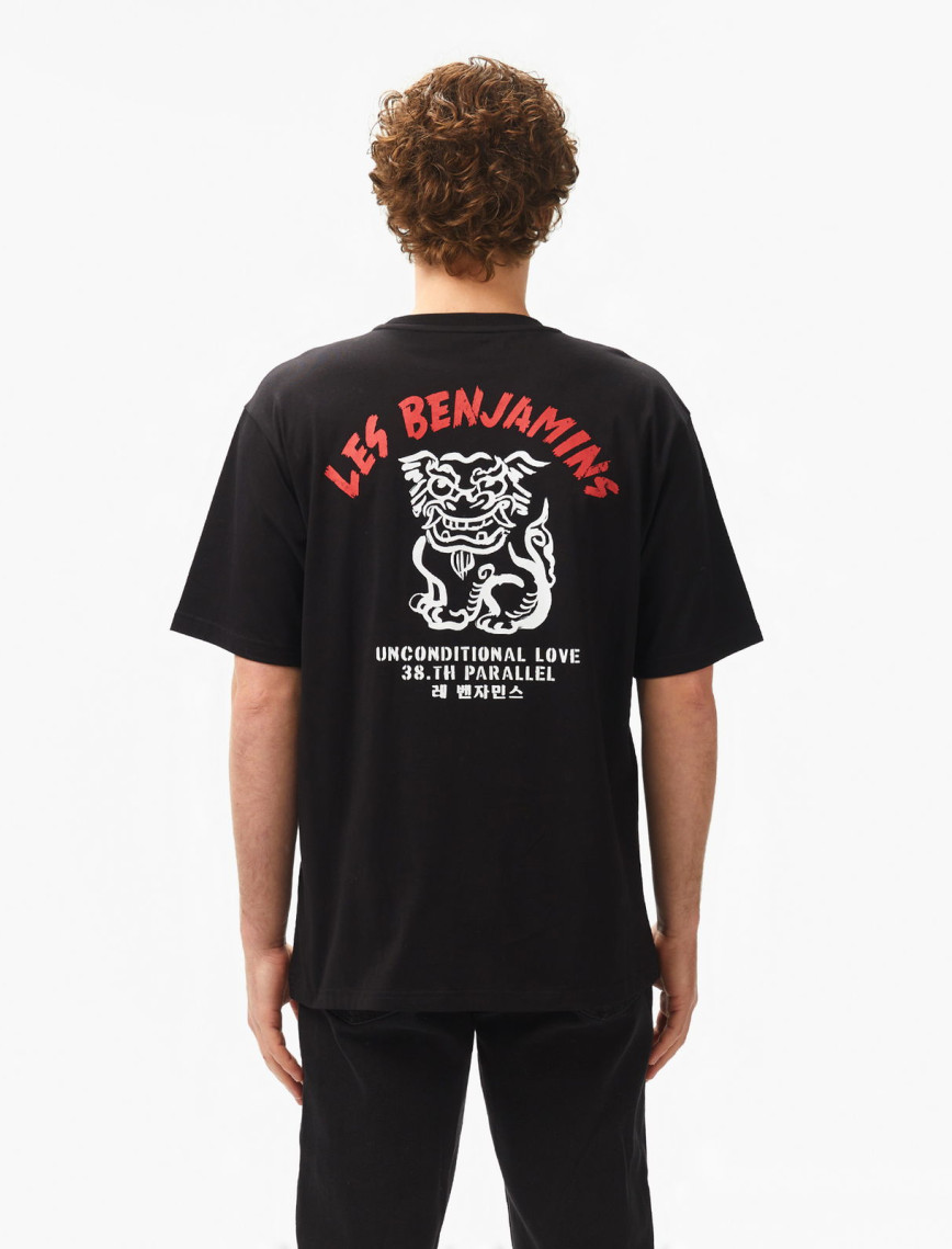 Les Benjamins Relaxed 032 Erkek Siyah T-Shirt Les Benjamins Relaxed 032 Erkek Siyah T-Shirt