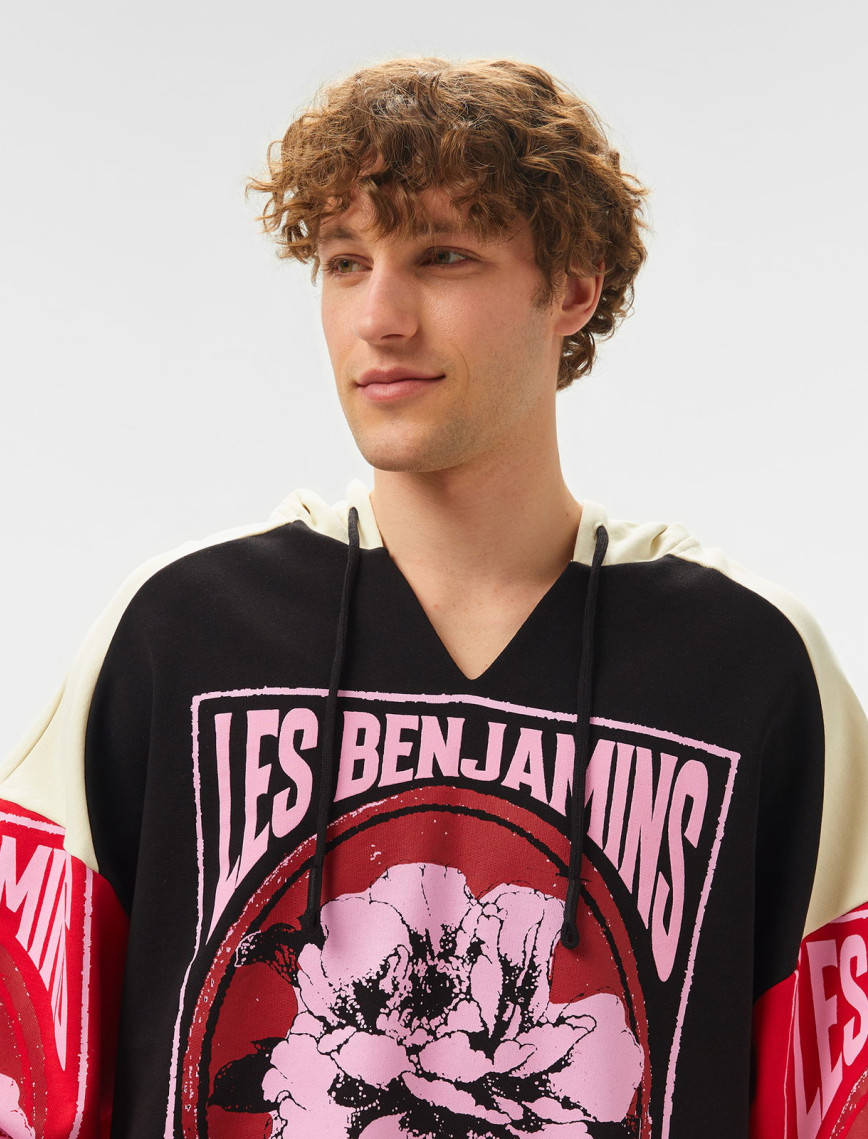 Les Benjamins 106 Erkek Renkli Hoodie Les Benjamins 106 Erkek Renkli Hoodie