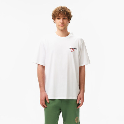 Les Benjamins Relaxed 024 Erkek Beyaz T-Shirt Les Benjamins Relaxed 024 Erkek Beyaz T-Shirt