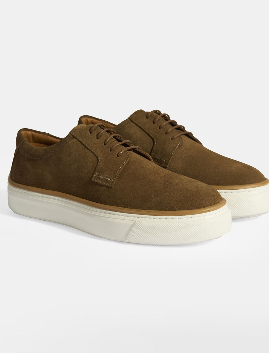 Kahve Erkek Bağcıklı Süet Günlük Ayakkabı Kahve Erkek Bağcıklı Süet Günlük Ayakkabı