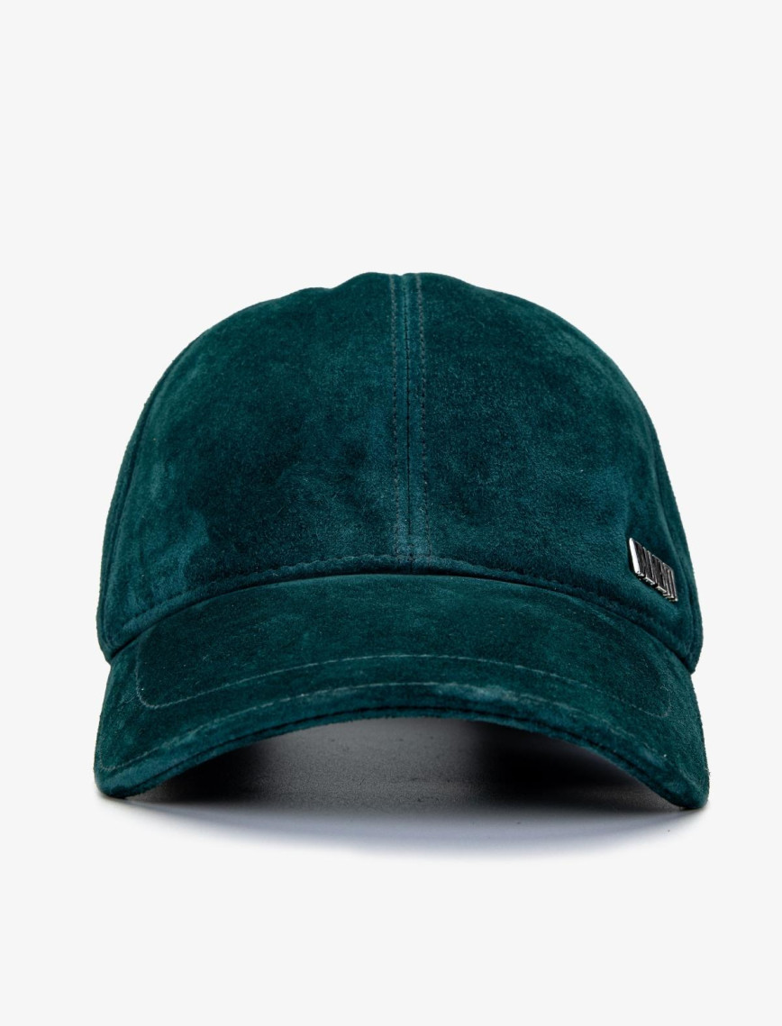 Valmenti Erkek Hakiki Deri Yeşil Beyzbol Şapka