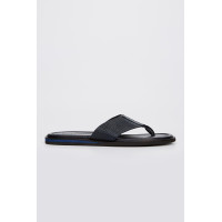 Valmenti Aletta Erkek Lacivert Hakiki Deri Düz Terlik Valmenti Aletta Erkek Lacivert Hakiki Deri Düz Terlik