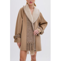 Valmenti Kadın Tekstil Vizon Mont Valmenti Kadın Tekstil Vizon Mont