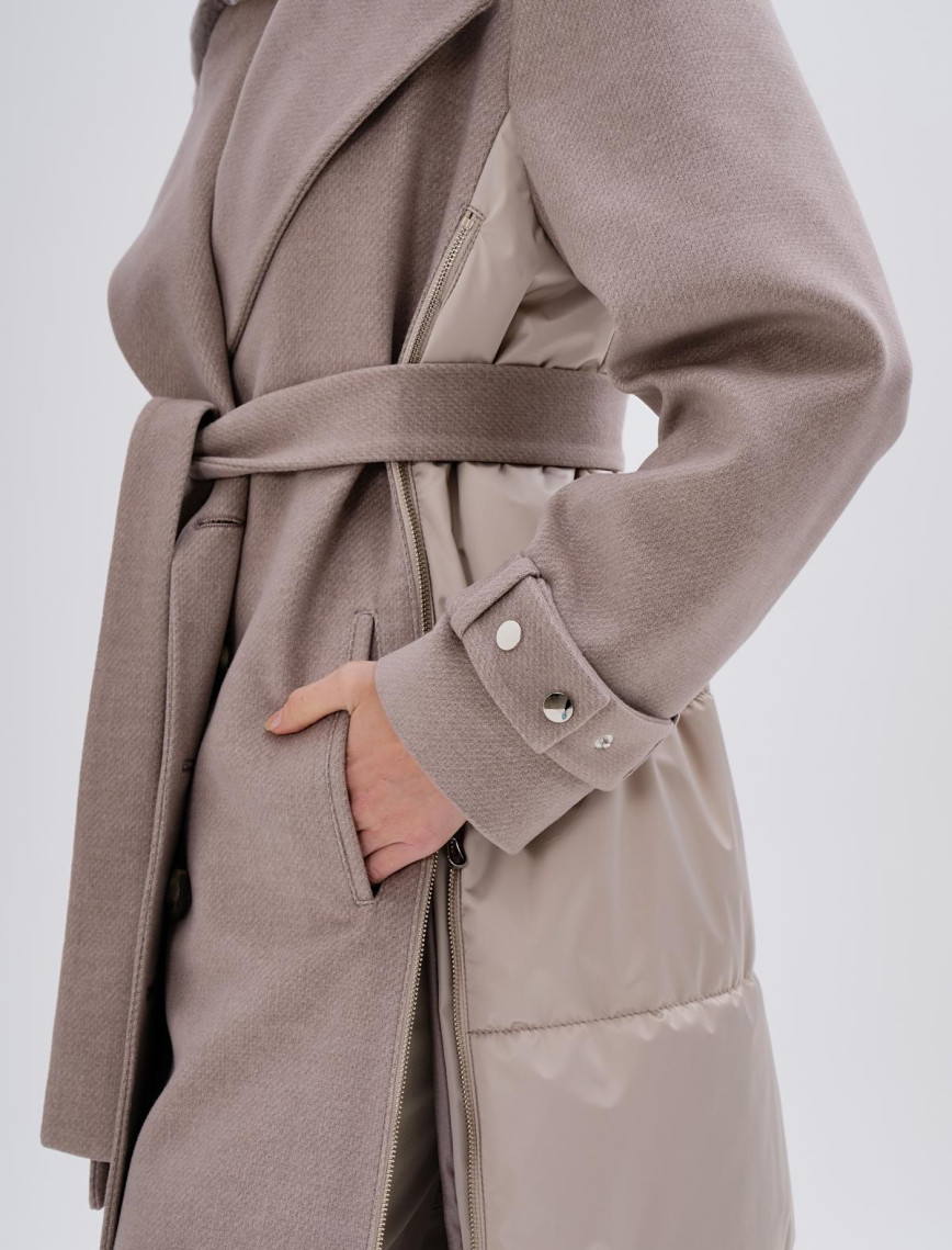 Valmenti Kadın Tekstil Vizon Mont