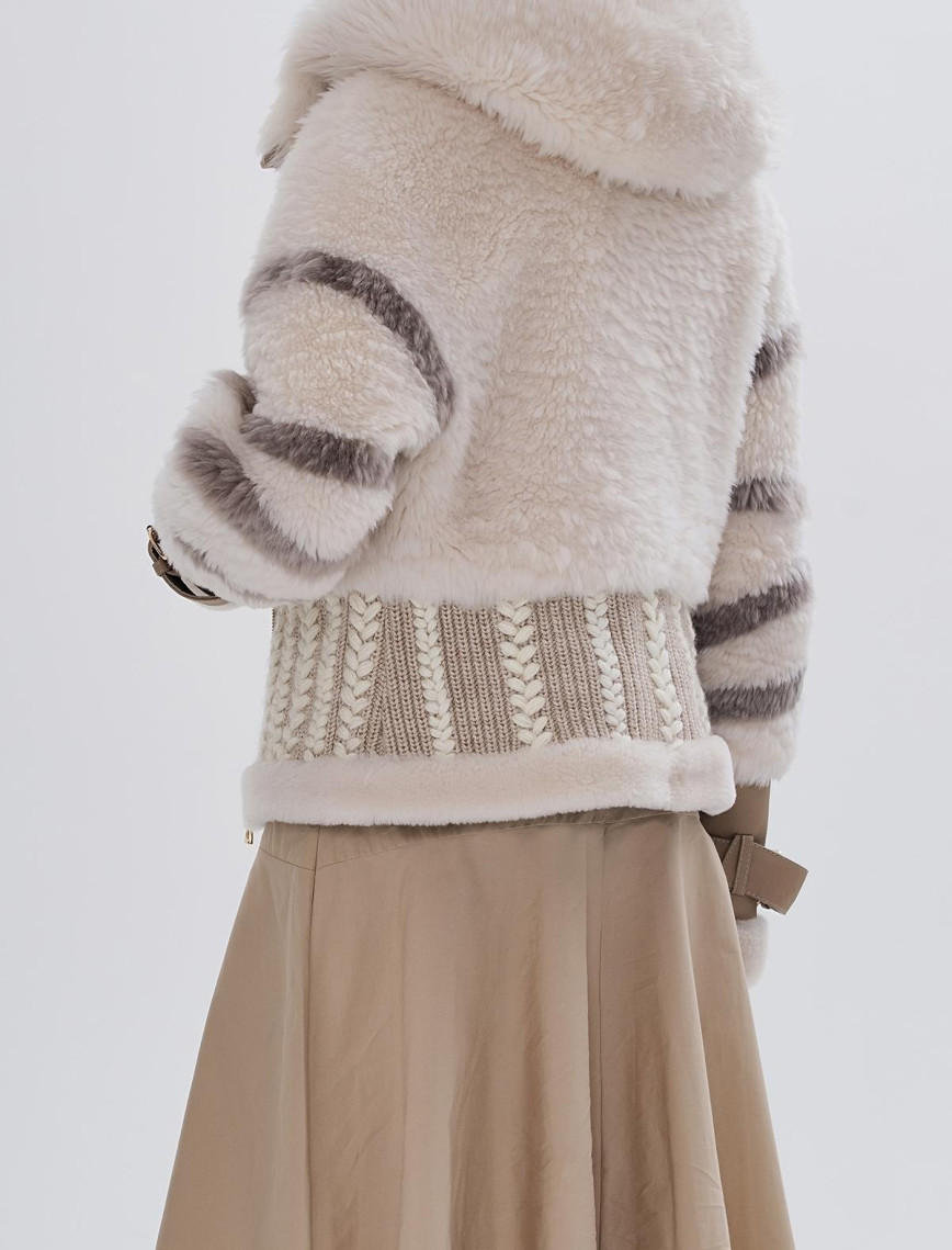 Valmenti Kadın Kürk Bej Mont Valmenti Kadın Kürk Bej Mont