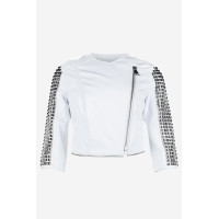 Valmenti Kadın Hakiki Deri Beyaz Mont Valmenti Kadın Hakiki Deri Beyaz Mont