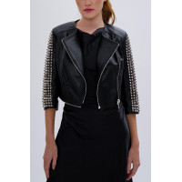 Valmenti Kadın Hakiki Deri Siyah Mont Valmenti Kadın Hakiki Deri Siyah Mont