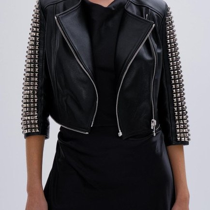 Valmenti Kadın Hakiki Deri Siyah Mont Valmenti Kadın Hakiki Deri Siyah Mont