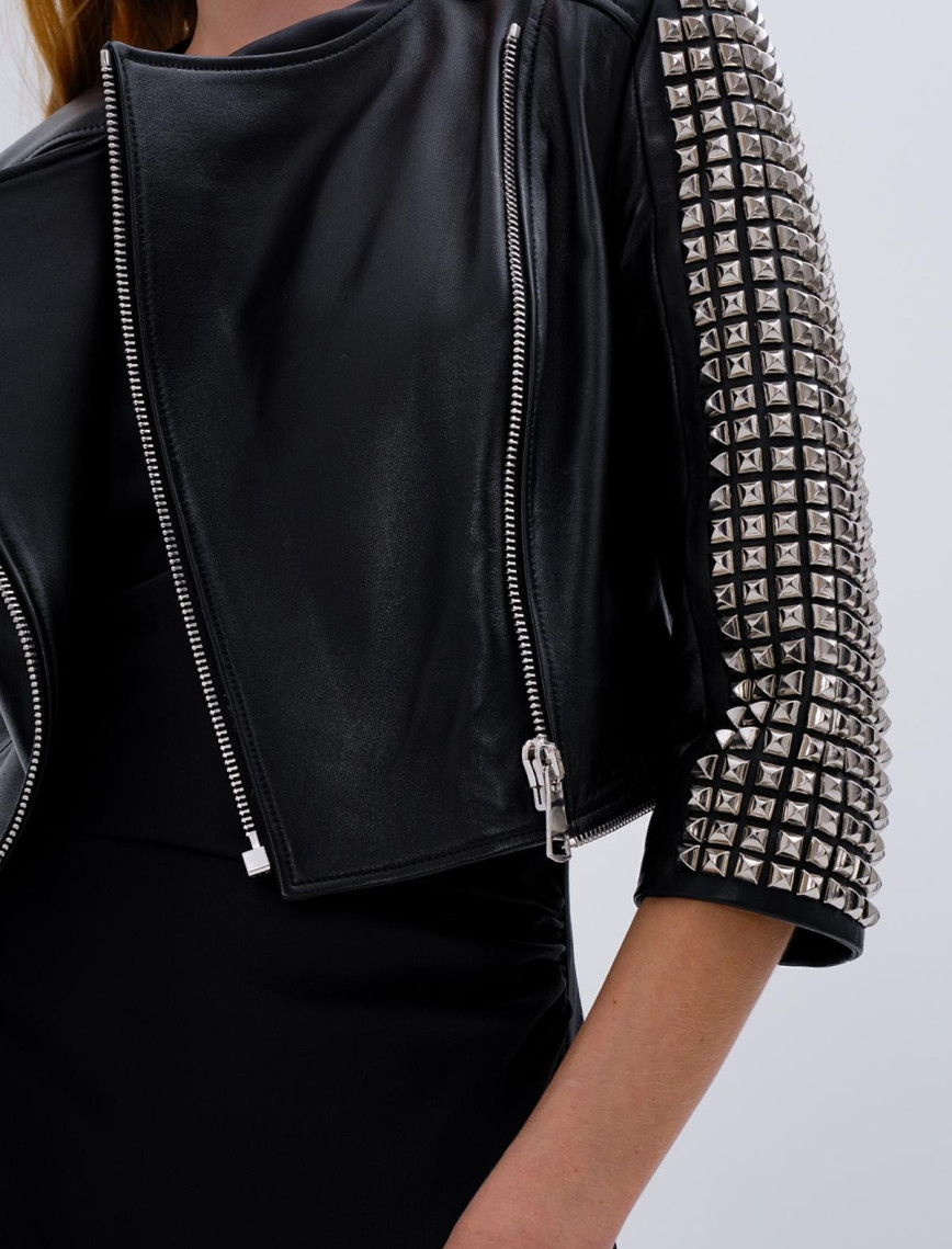 Valmenti Kadın Hakiki Deri Siyah Mont Valmenti Kadın Hakiki Deri Siyah Mont