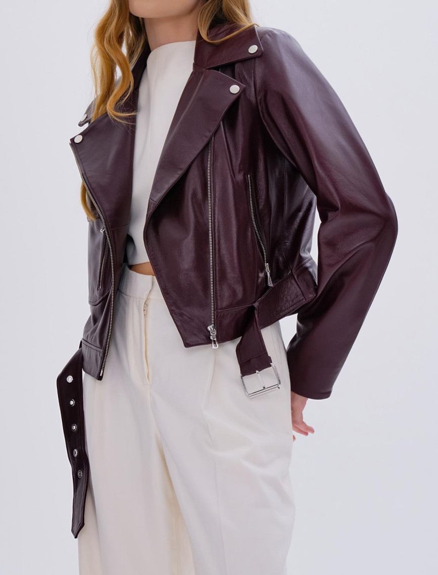 Valmenti Kadın Hakiki Deri Bordo Mont Valmenti Kadın Hakiki Deri Bordo Mont