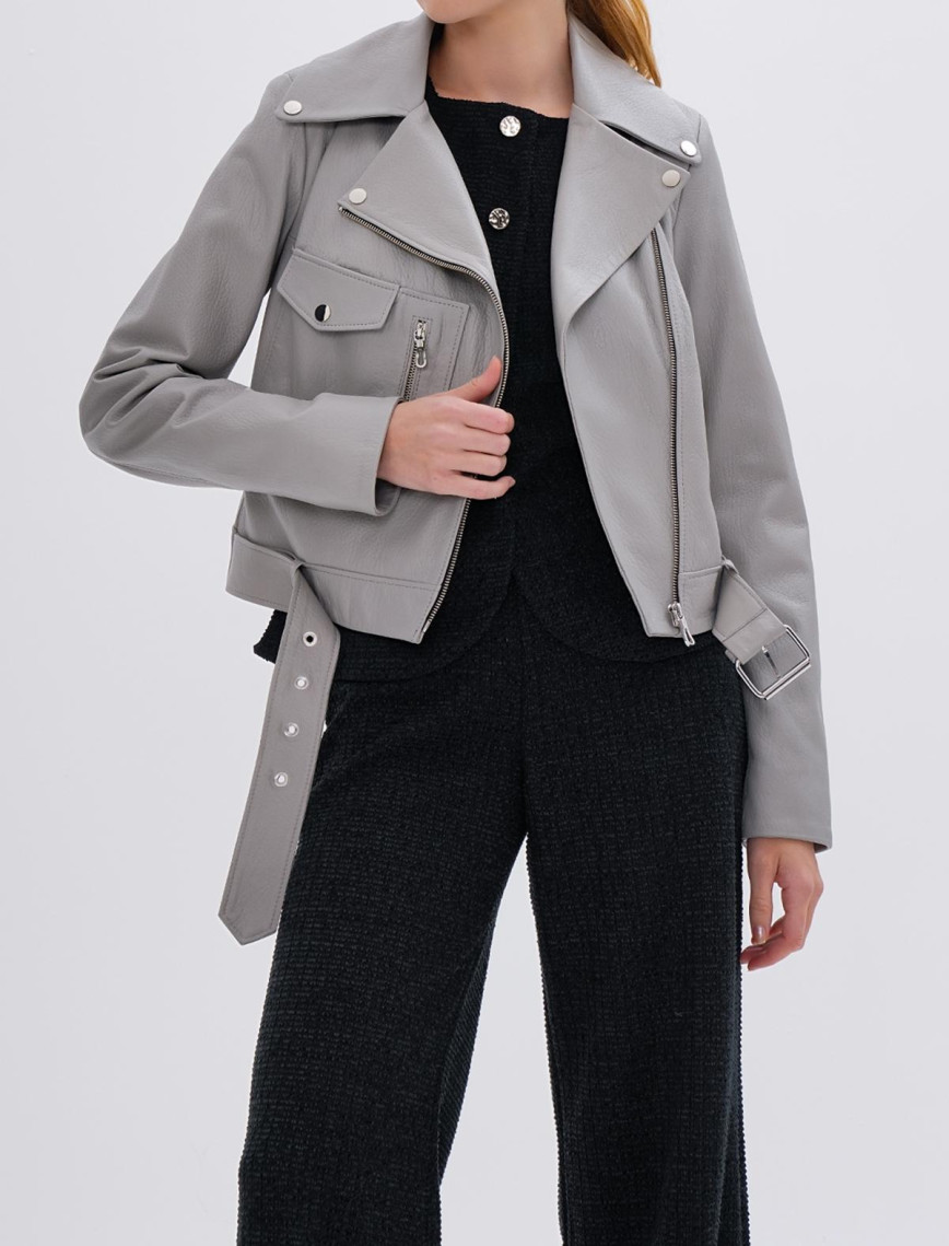 Valmenti Kadın Hakiki Deri Gri Mont Valmenti Kadın Hakiki Deri Gri Mont