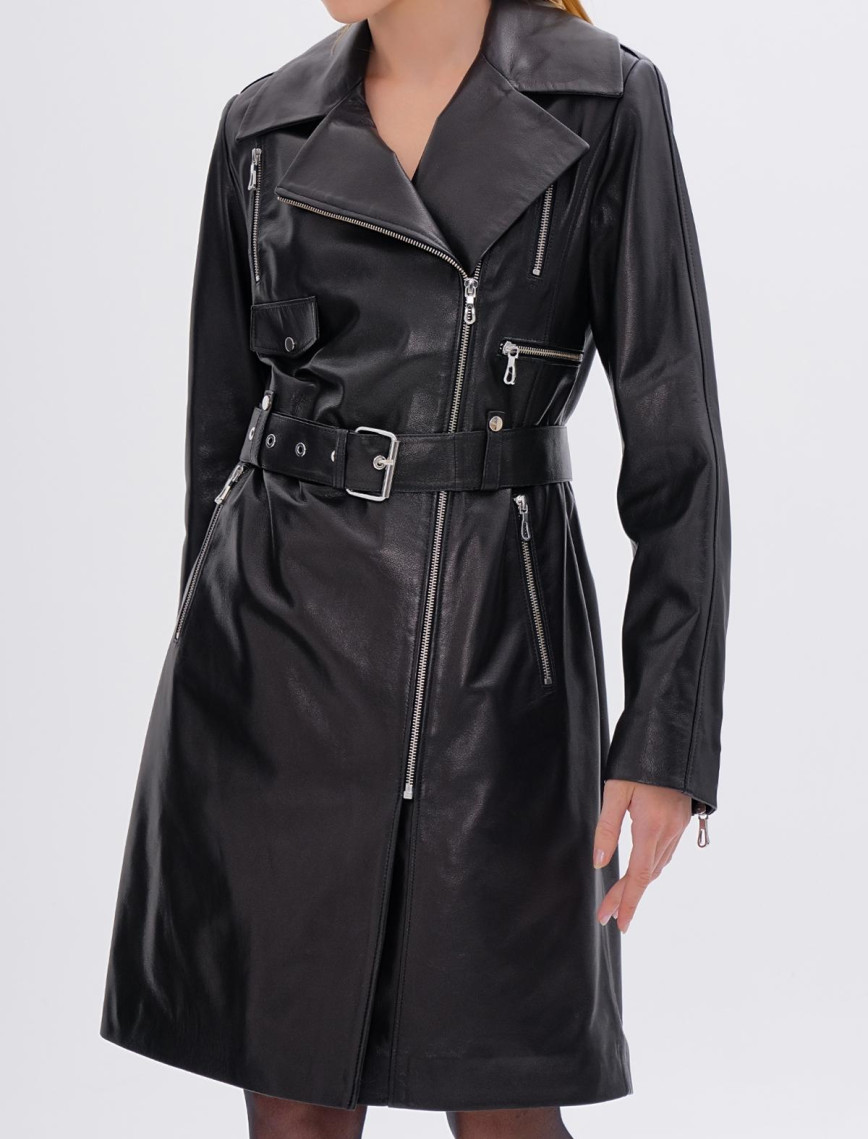 Valmenti Kadın Hakiki Deri Siyah Deri Deri Mont Valmenti Kadın Hakiki Deri Siyah Deri Deri Mont