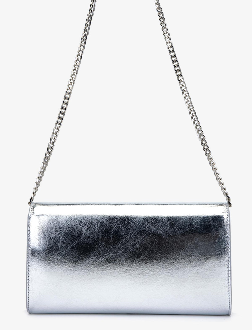 Valmenti Misay Kadın Gümüş Vegan Omuz Çanta