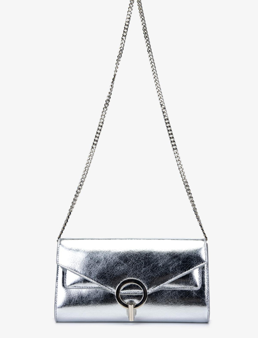 Valmenti Misay Kadın Gümüş Vegan Omuz Çanta