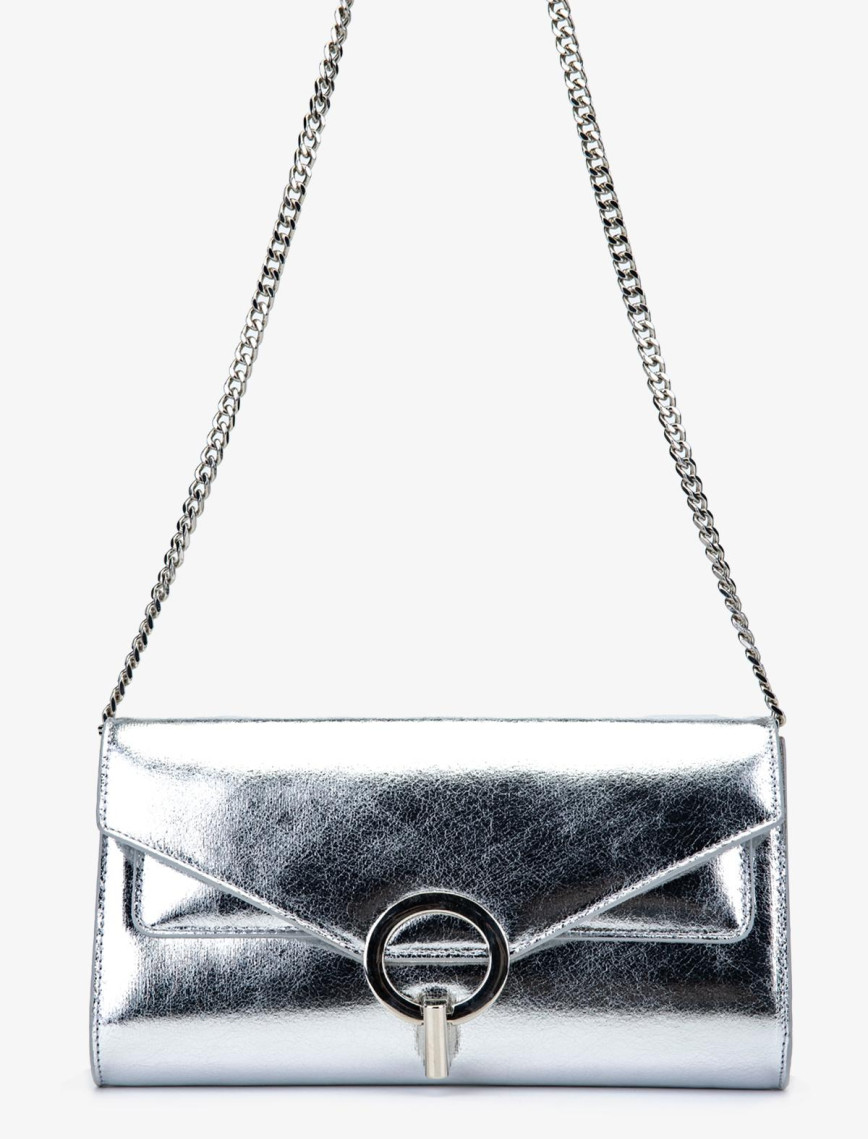 Valmenti Misay Kadın Gümüş Vegan Omuz Çanta