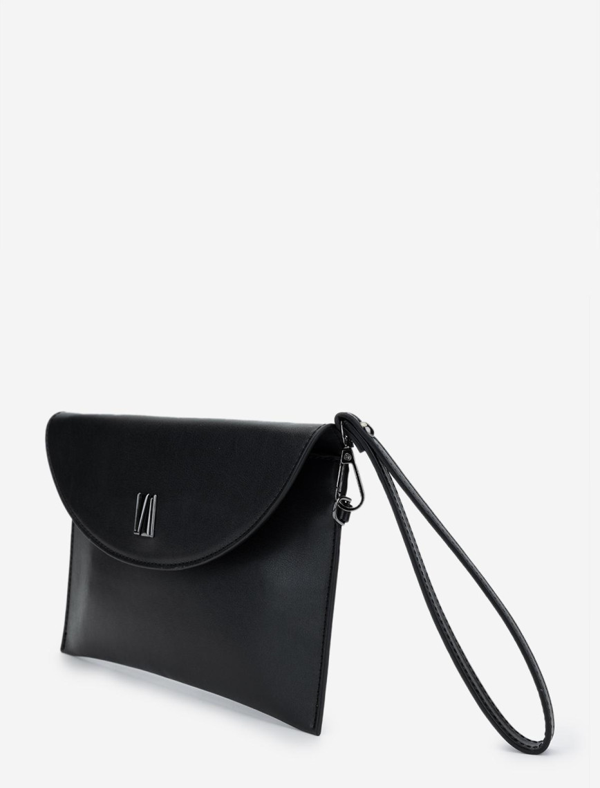 Valmenti Kadın Vegan Siyah Deri Portföy Çanta Valmenti Kadın Vegan Siyah Deri Portföy Çanta