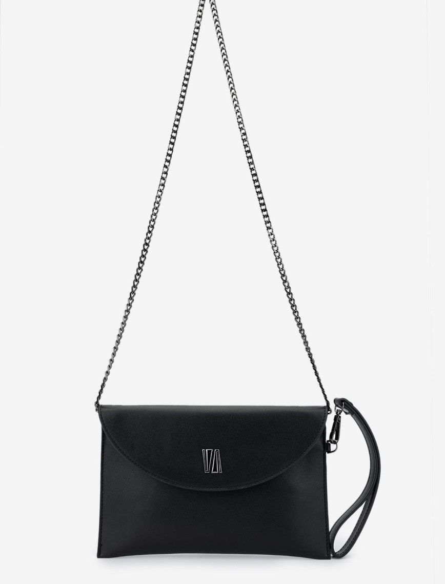 Valmenti Kadın Vegan Siyah Deri Portföy Çanta Valmenti Kadın Vegan Siyah Deri Portföy Çanta