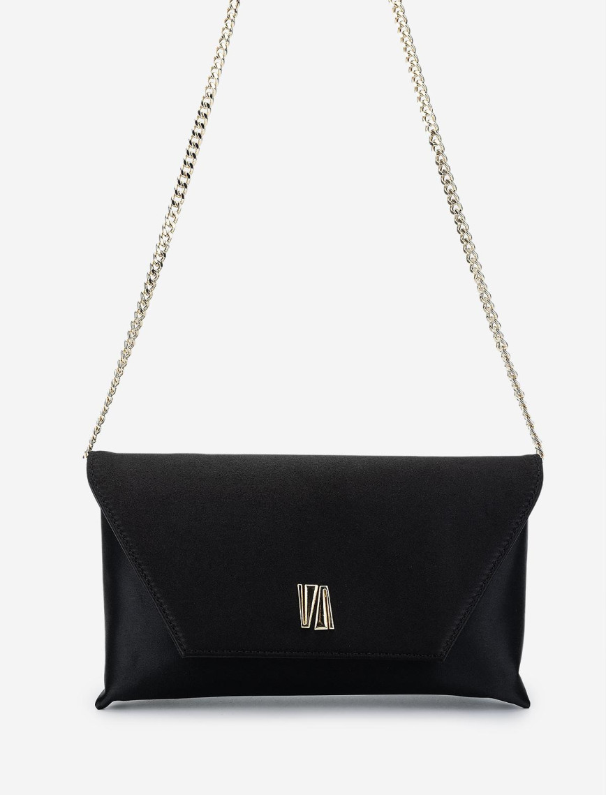 Valmenti Kadın Vegan Siyah Saten Omuz Çanta Valmenti Kadın Vegan Siyah Saten Omuz Çanta