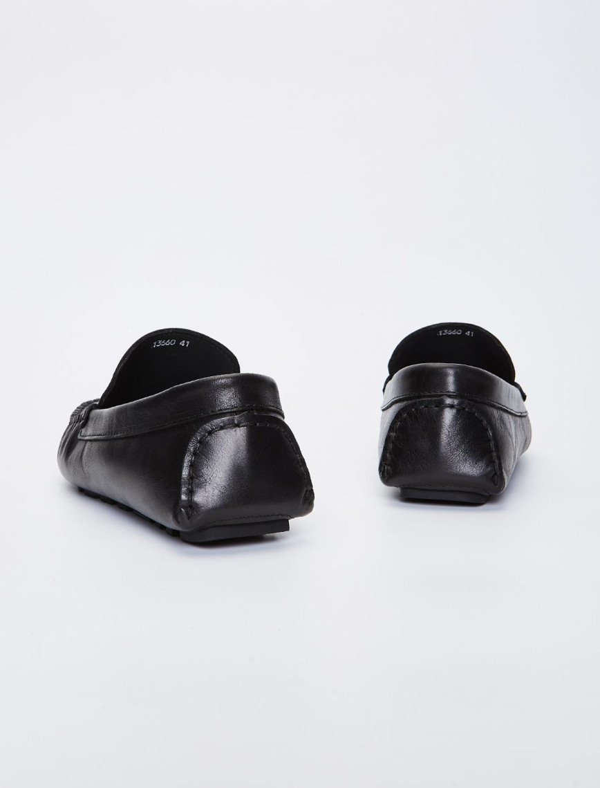 Valmenti Astro Erkek Siyah Hakiki Deri Loafer Ayakkabı Valmenti Astro Erkek Siyah Hakiki Deri Loafer Ayakkabı