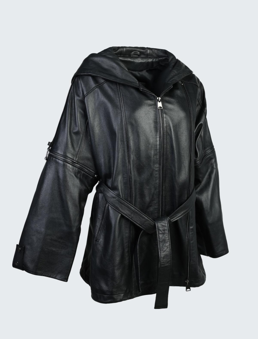 Valmenti Kadın Siyah zig Hakiki Deri Deri Mont Valmenti Kadın Siyah zig Hakiki Deri Deri Mont