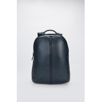 Valmenti Unisex Lacivert Hakiki Deri Sırt Çantası Valmenti Unisex Lacivert Hakiki Deri Sırt Çantası