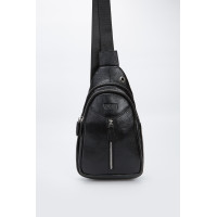 Valmenti Unisex Siyah Hakiki Deri GÜNLÜK Çanta