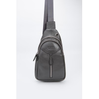 Valmenti Unisex Gri Hakiki Deri GÜNLÜK Çanta