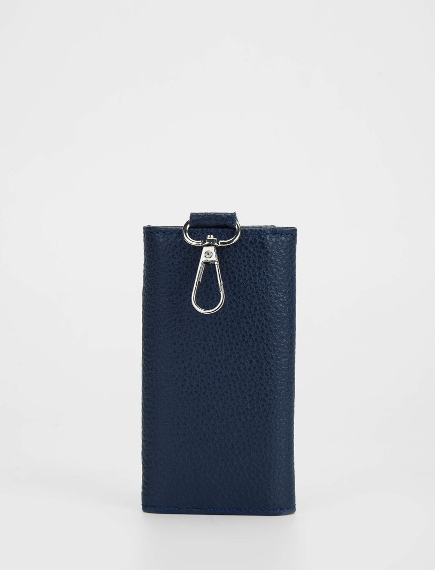 Tamer Tanca Erkek Hakiki Deri Lacivert Anahtarlık Tamer Tanca Erkek Hakiki Deri Lacivert Anahtarlık