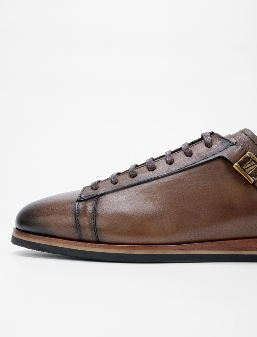 Valmenti Erkek Ceviz Hakiki Deri Casual Ayakkabı Valmenti Erkek Ceviz Hakiki Deri Casual Ayakkabı